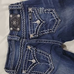 Miss me skinny womans jeans 26x30 blue denim